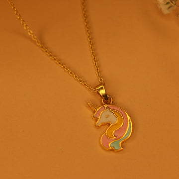 Unicorn charm necklace